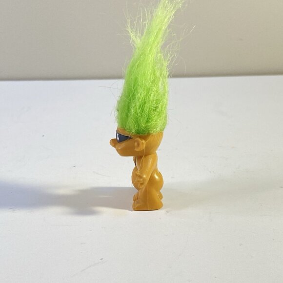 Vintage Troll Doll Halloween Pencil Topper with Green Hair - Picture 6 of 8